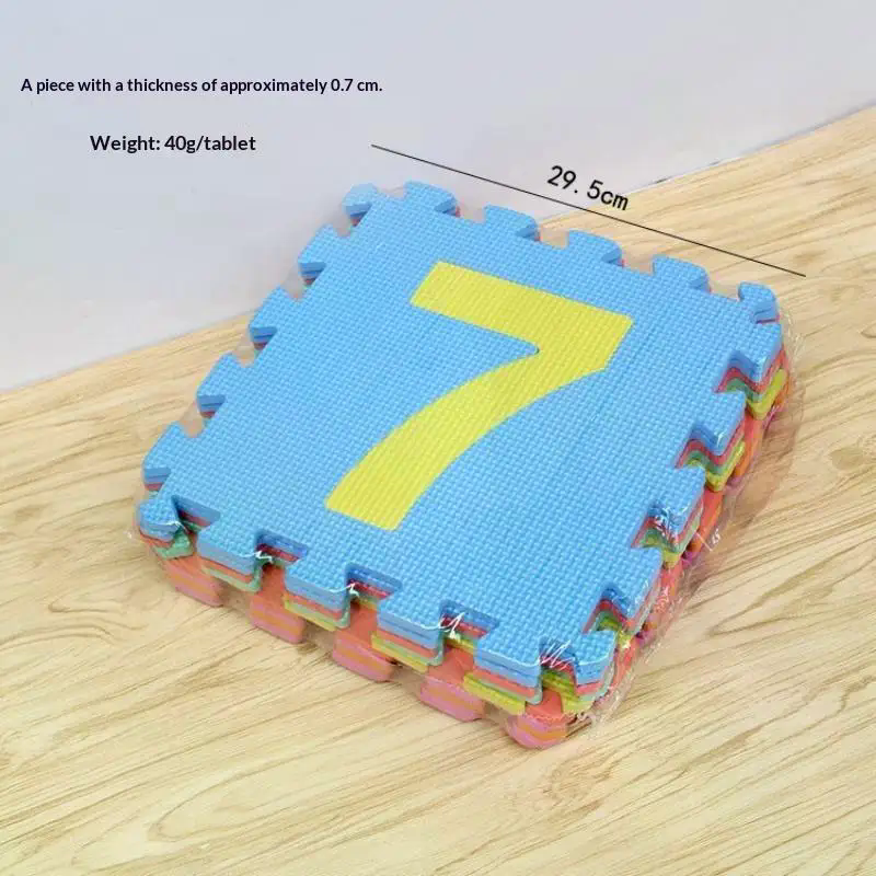 Number Puzzle Foam - Non Toxic PE Foam Puzzle Play