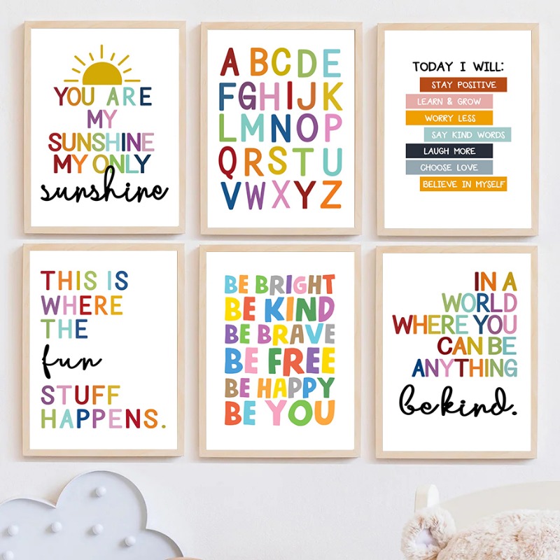 English Education Poster Alpha - Kids Educational - Alphabet Numbers & More avis et prix