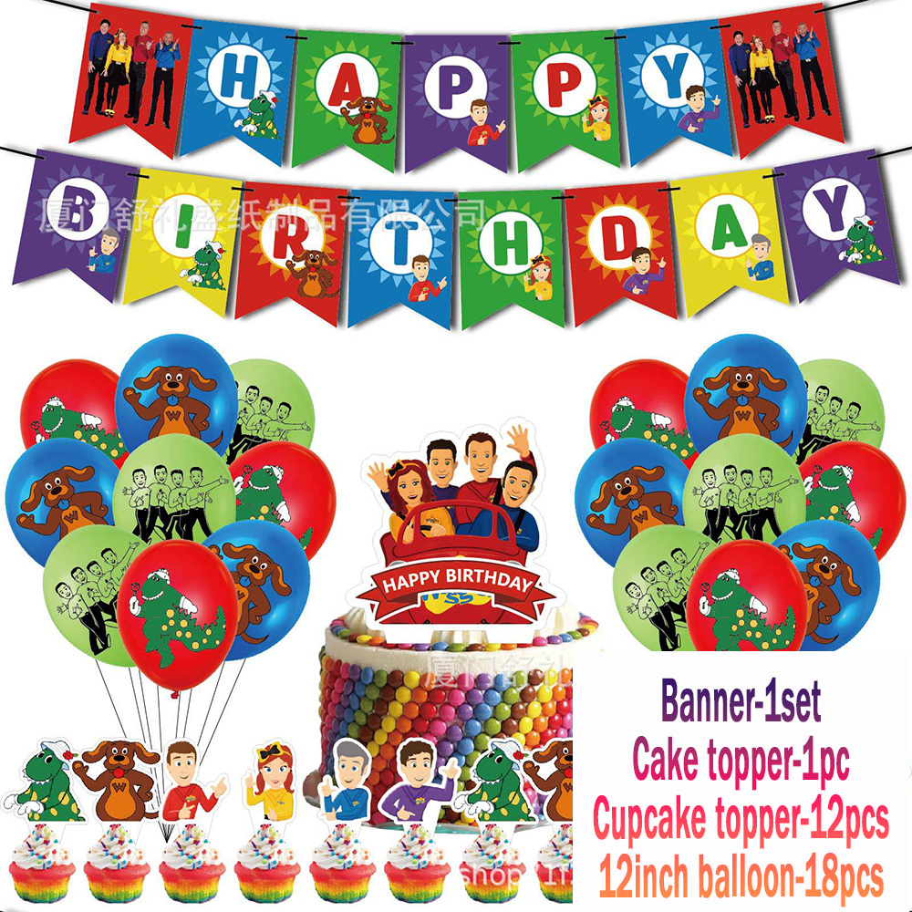 Cartoon The Wiggles Themed Bir - Kids Education Banner avis et prix