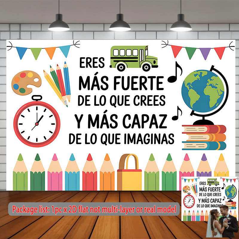 Inspirational Nursery Wall Tap - Kids Education Banner avis et prix