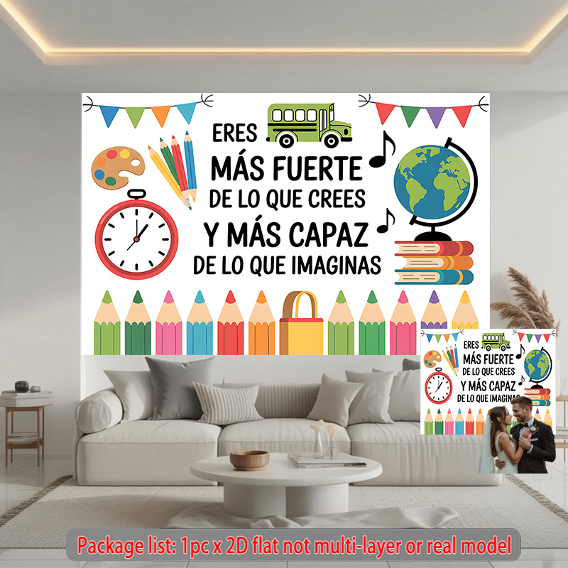 Inspirational Nursery Wall Tap - Kids Education Banner avis et prix