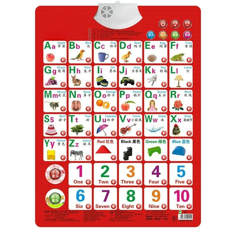Learn Numbers Alphabet Card Bo - Kids Educational - Alphabet Numbers & More avis et prix