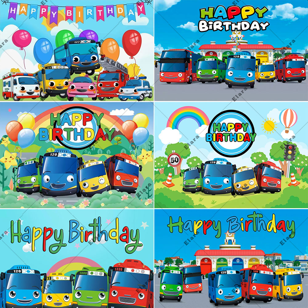 Cartoon Anime The Little Bus K - Kids Education Banner avis et prix