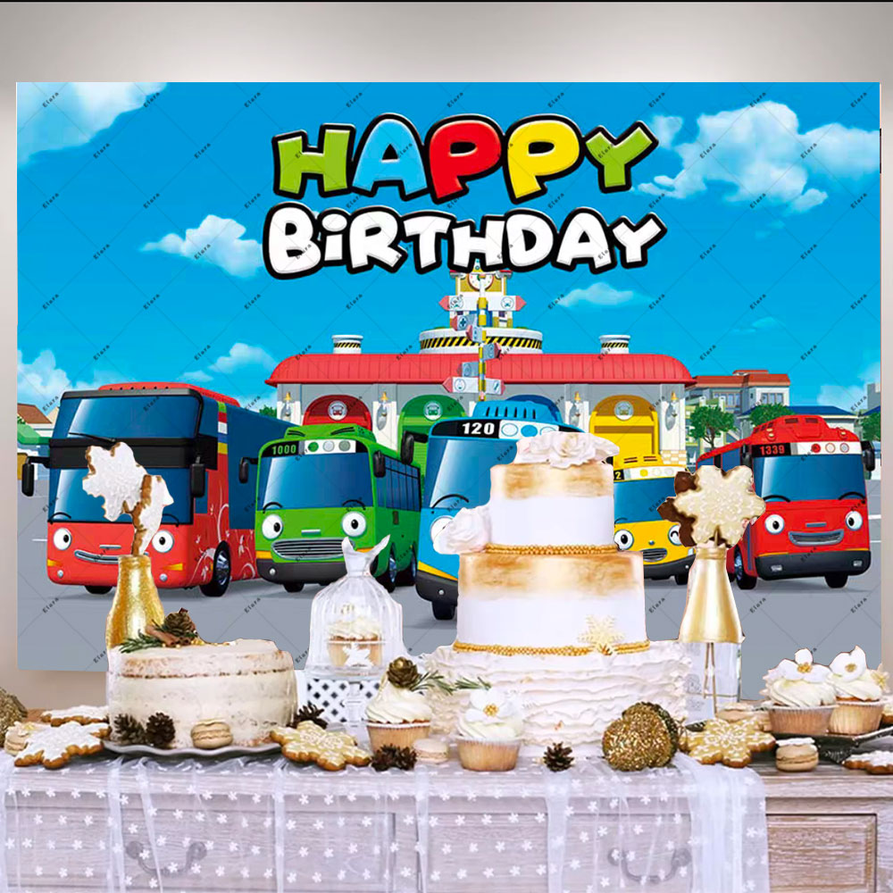 Cartoon Anime The Little Bus K - Kids Education Banner avis et prix