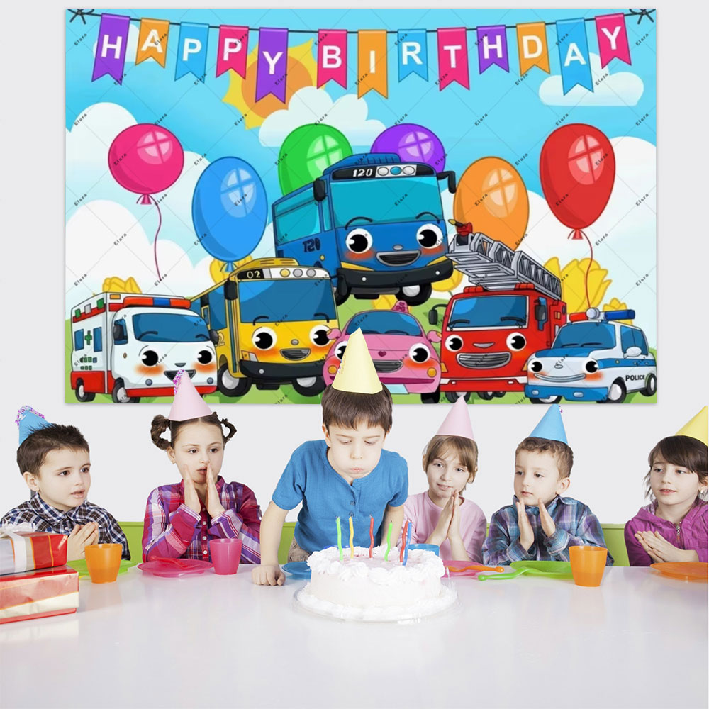 Cartoon Anime The Little Bus K - Kids Education Banner avis et prix
