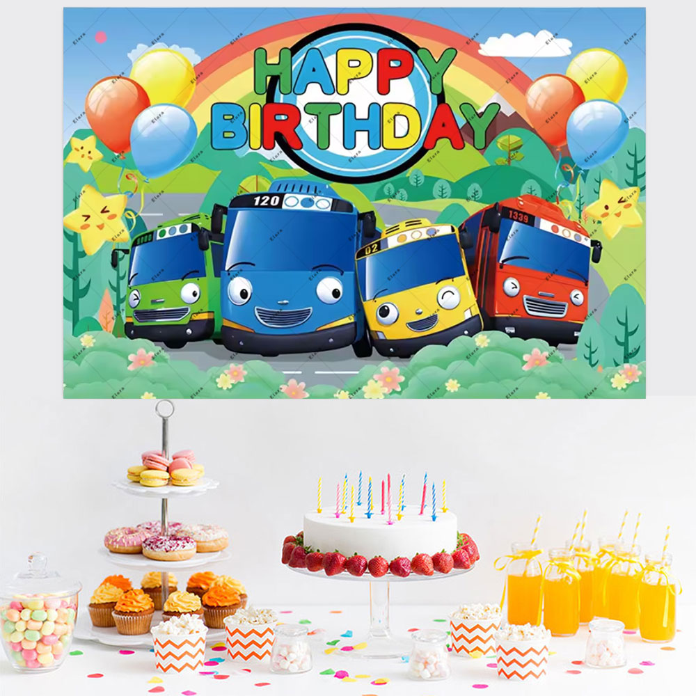Cartoon Anime The Little Bus K - Kids Education Banner avis et prix