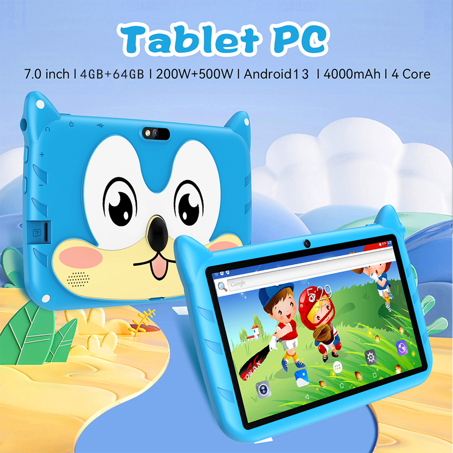 New 7 Inch 5G WiFi Kids Tablet - Kids Education Tablets avis et prix
