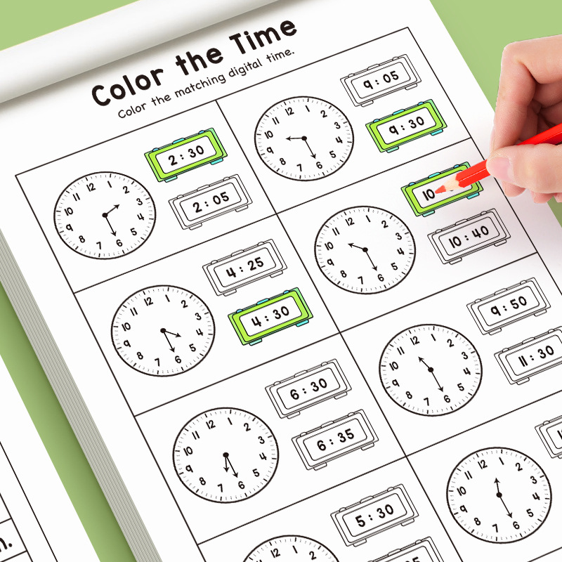 Kids Telling Time Educational  - Kids Education Worksheet avis et prix