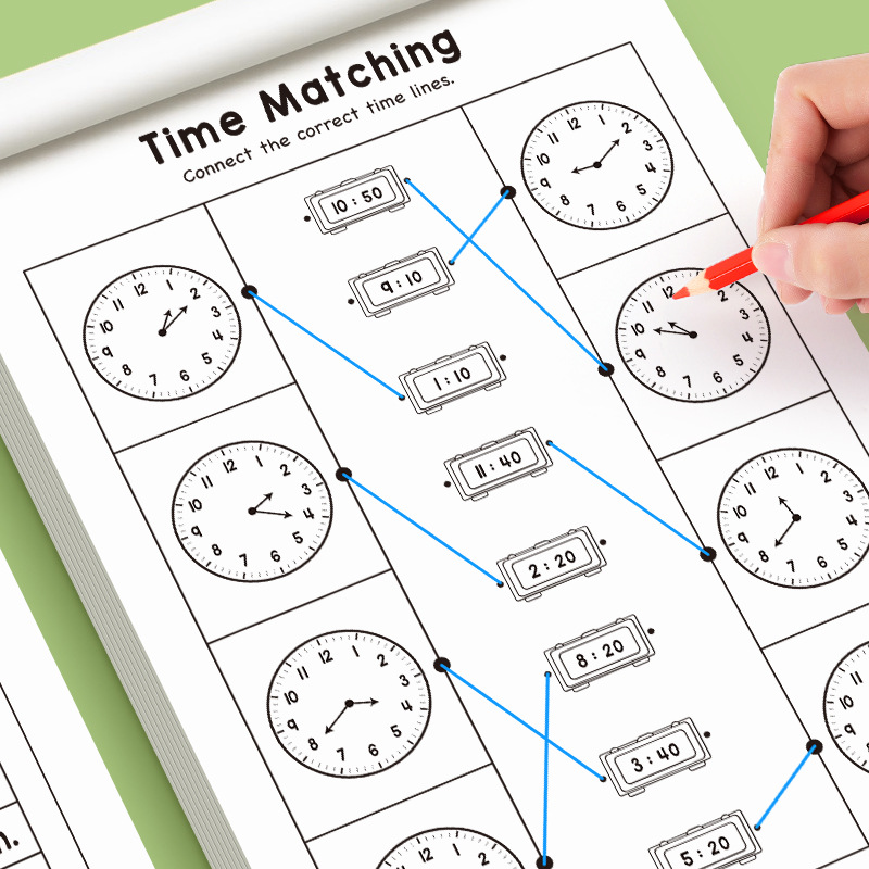 Kids Telling Time Educational  - Kids Education Worksheet avis et prix