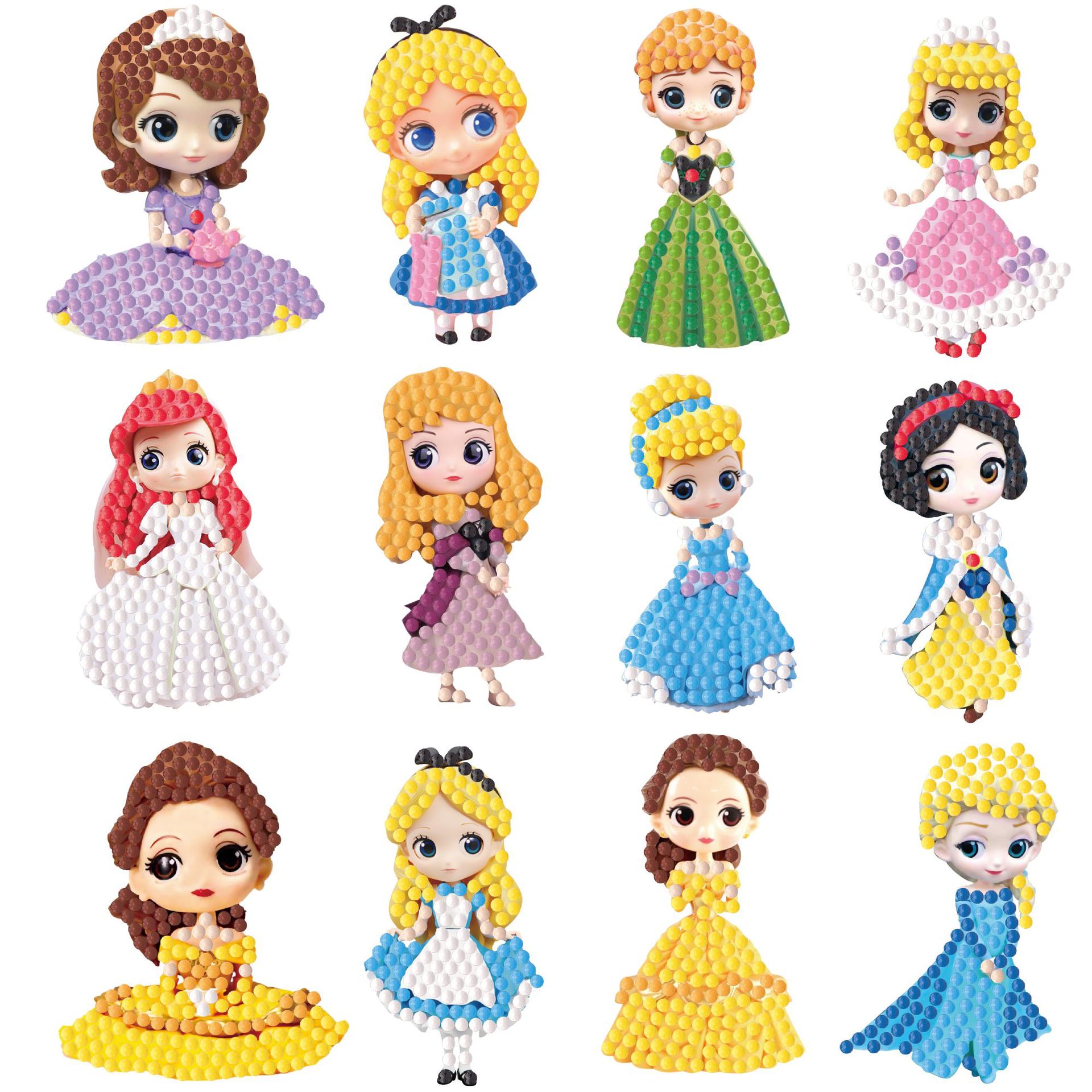 Cartoon Princess 5D Diamond St - Kingdom Kids Education avis et prix