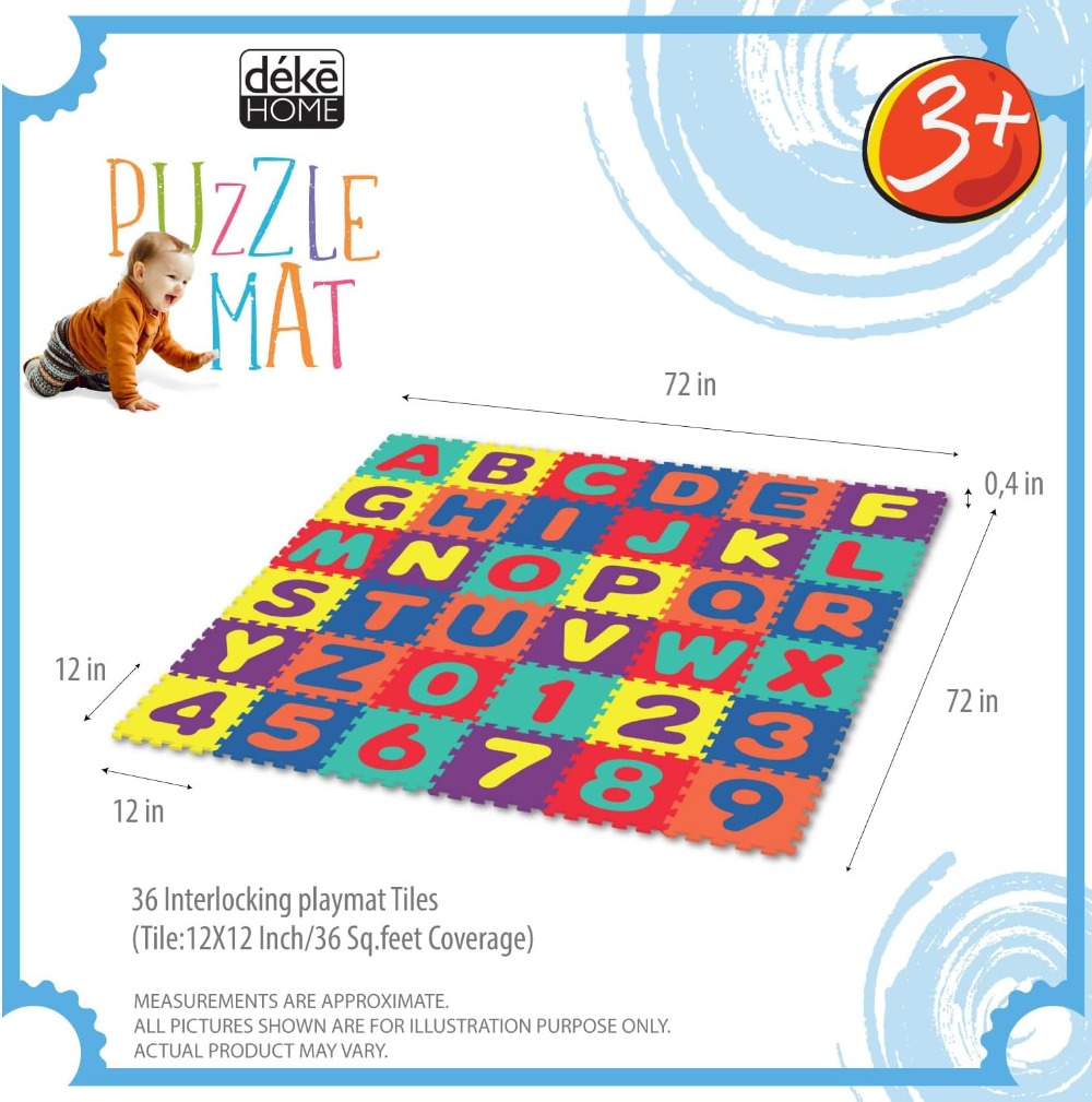 36 Interlocking EVA Foam Play  - Number Puzzle Foam avis et prix