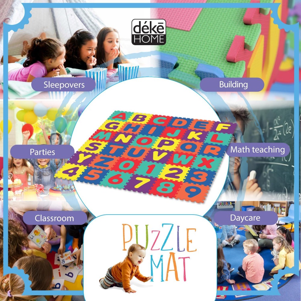 36 Interlocking EVA Foam Play  - Number Puzzle Foam avis et prix