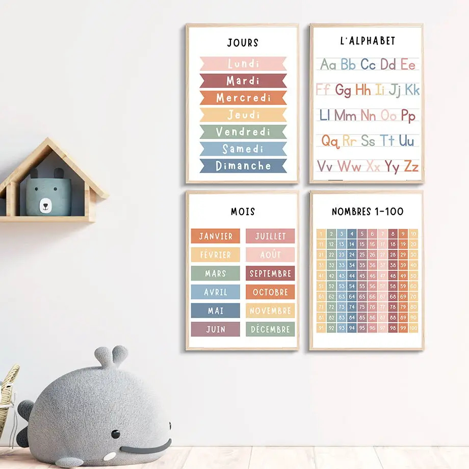 English French Number Alphabet - Kids Educational - Alphabet Numbers & More avis et prix