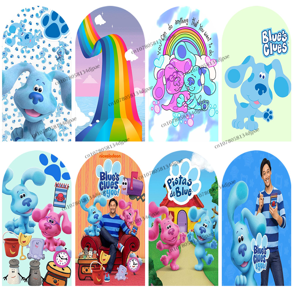 Blue Clues Arch Backdrop Photo - Kids Education Banner avis et prix