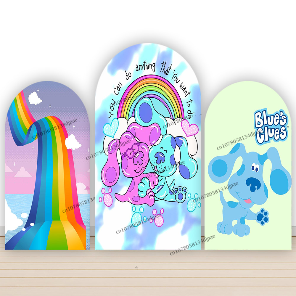 Blue Clues Arch Backdrop Photo - Kids Education Banner avis et prix