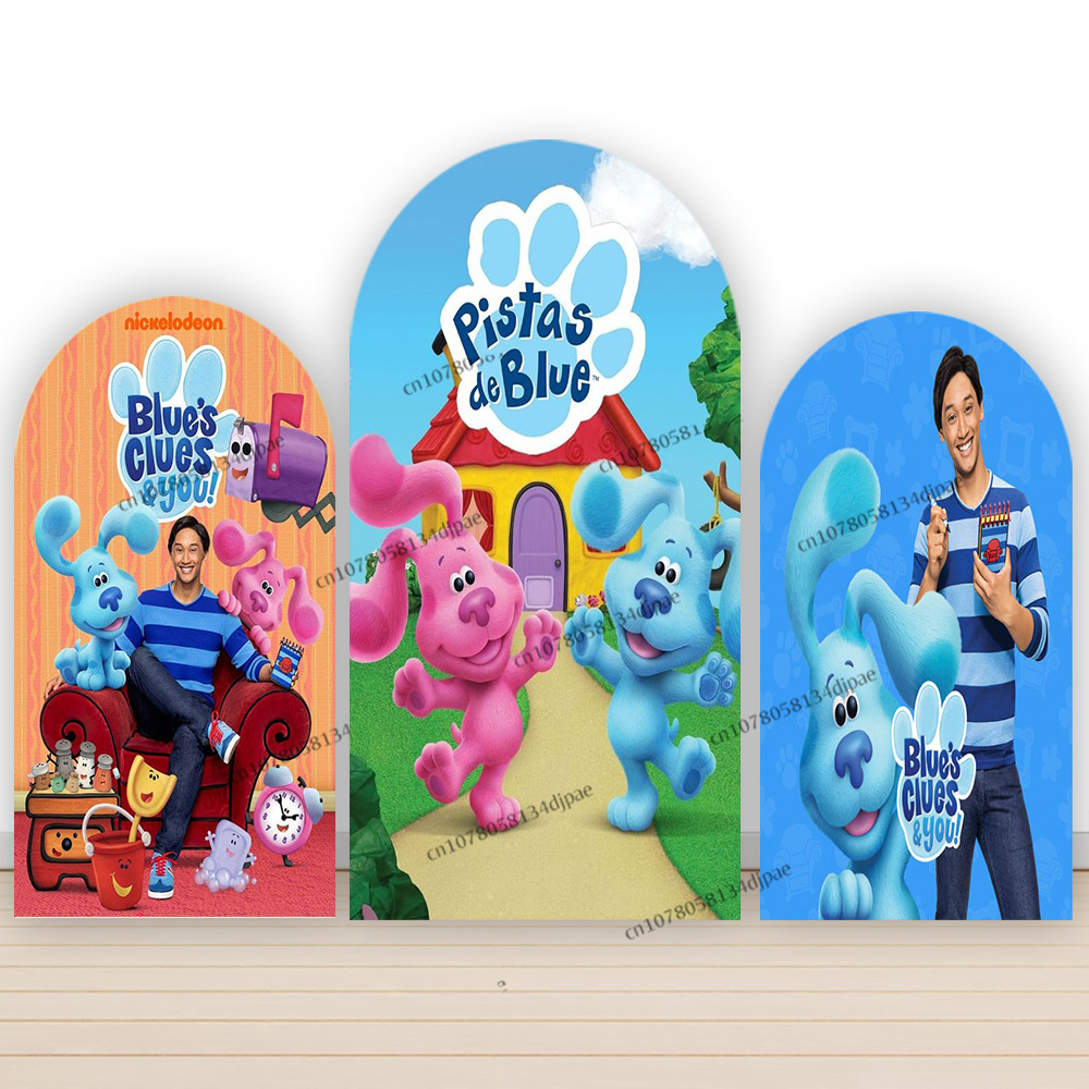 Blue Clues Arch Backdrop Photo - Kids Education Banner avis et prix