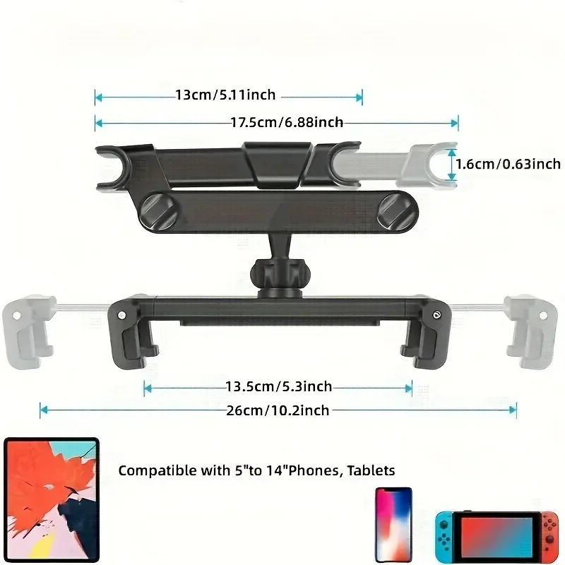 Foldable Car Phone Holder Back - Kids Education Tablets avis et prix