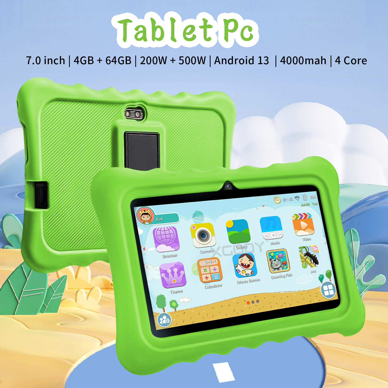 7 Inch Kids Tablet Quad Core 4 - Kids Education Tablets avis et prix