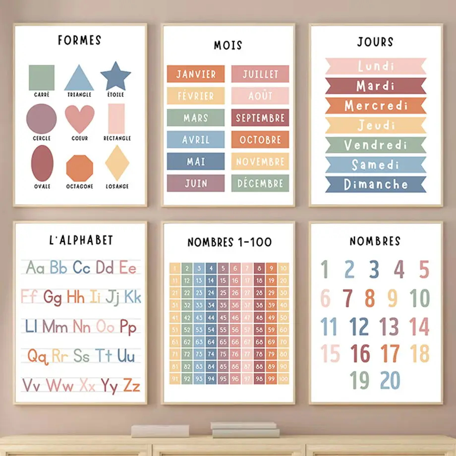 English French Number Alphabet - Kids Educational - Alphabet Numbers & More avis et prix