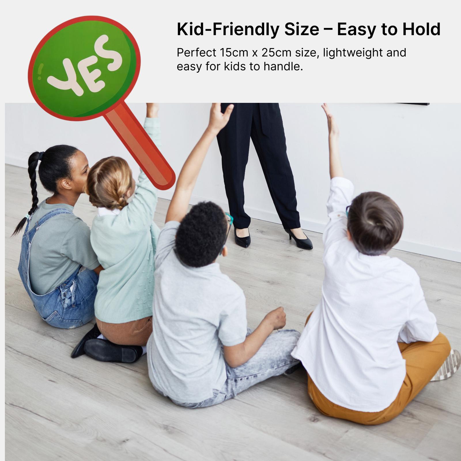 Plastic Yes No Voting Paddle E - Kids Education Group avis et prix