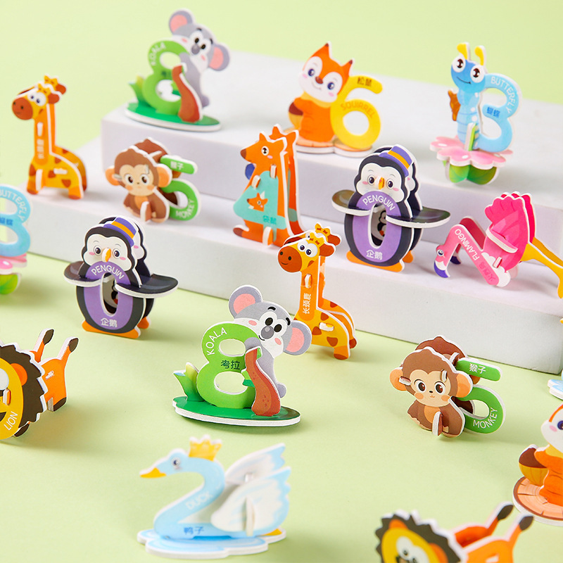 3D Cartoon Animal Number Foam  - Number Puzzle Foam avis et prix