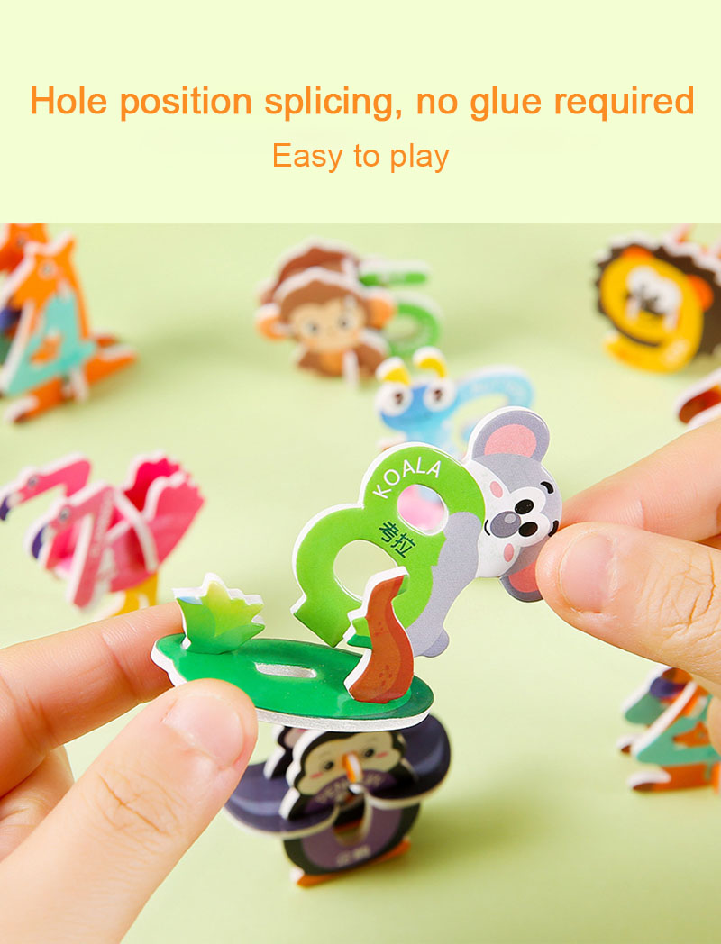 3D Cartoon Animal Number Foam  - Number Puzzle Foam avis et prix