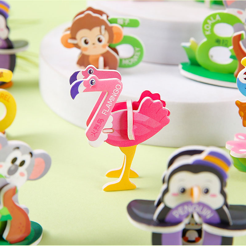 3D Cartoon Animal Number Foam  - Number Puzzle Foam avis et prix