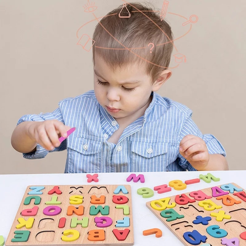 Colorful Alphabet Number Woode - Kids Educational - Alphabet Numbers & More avis et prix