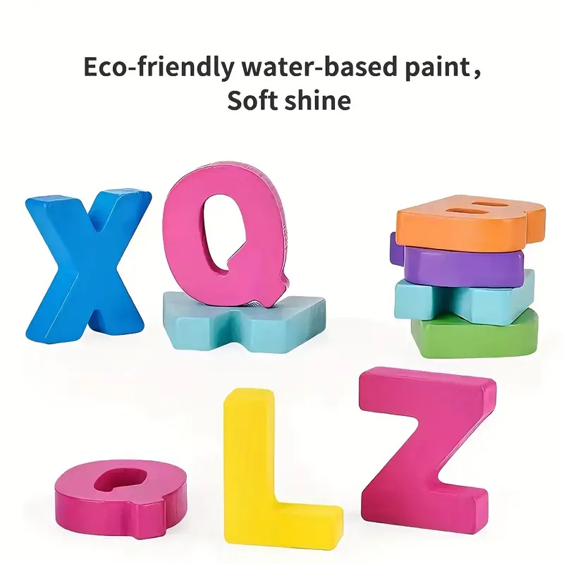 Colorful Alphabet Number Woode - Kids Educational - Alphabet Numbers & More avis et prix