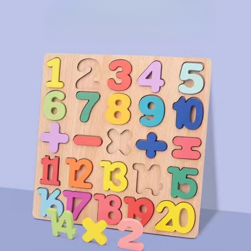 Wooden Alphabet Puzzle Board N - Kids Educational - Alphabet Numbers & More avis et prix