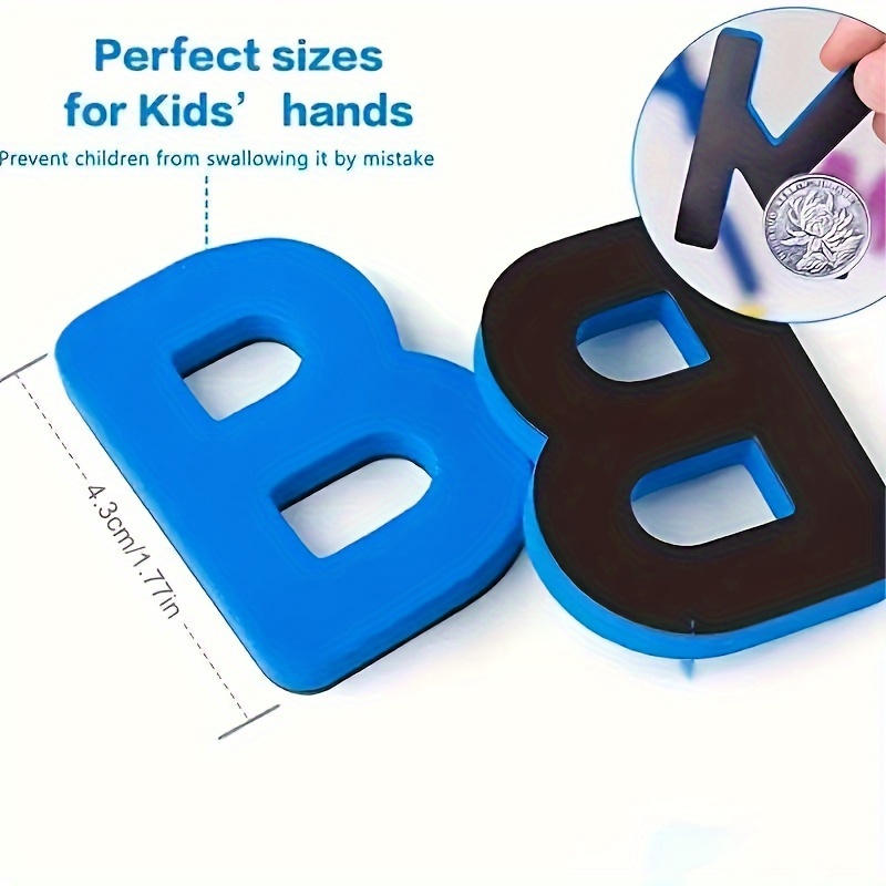 Red & Blue English Letter Magn - Kids Educational - Alphabet Numbers & More avis et prix