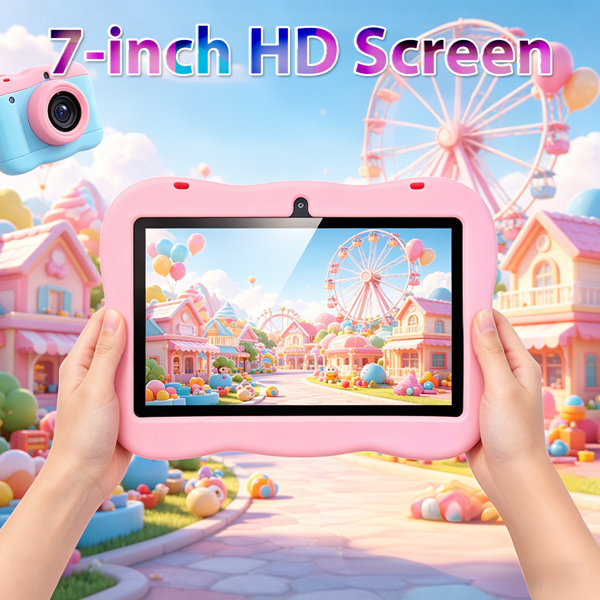 2026 New 7 Inch Cartoon Patter - Kids Education Tablets avis et prix