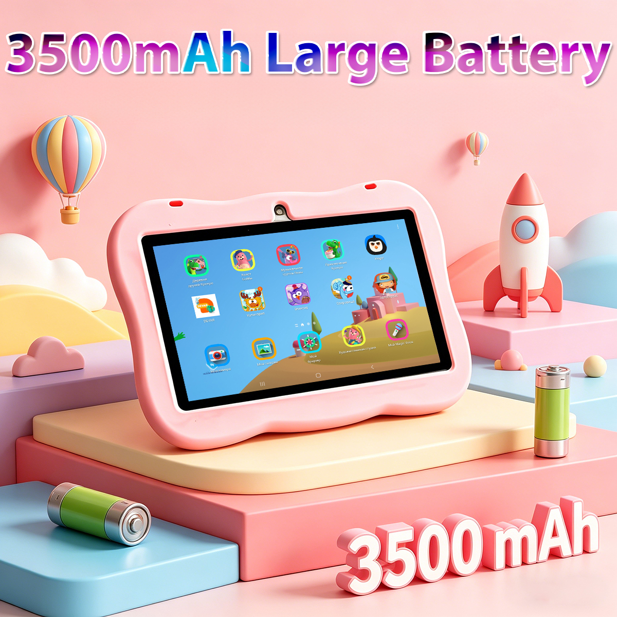 2026 New 7 Inch Cartoon Patter - Kids Education Tablets avis et prix