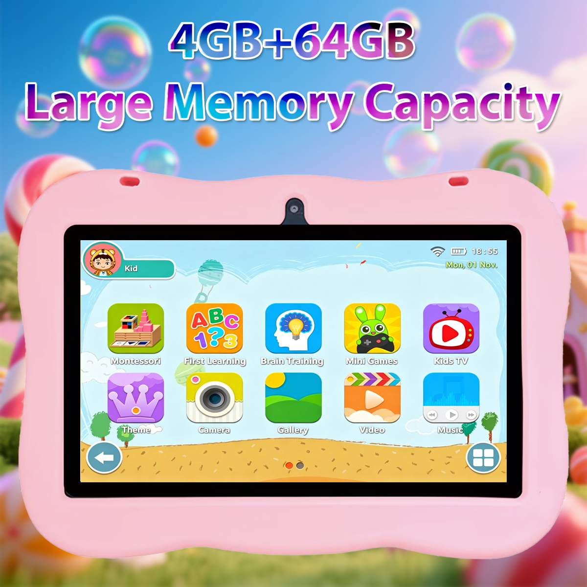 2026 New 7 Inch Cartoon Patter - Kids Education Tablets avis et prix