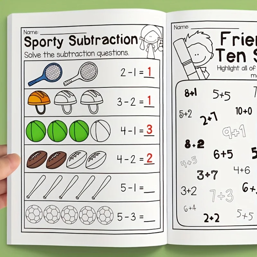 Math Practice Book Interactive - Kids Education Worksheet avis et prix