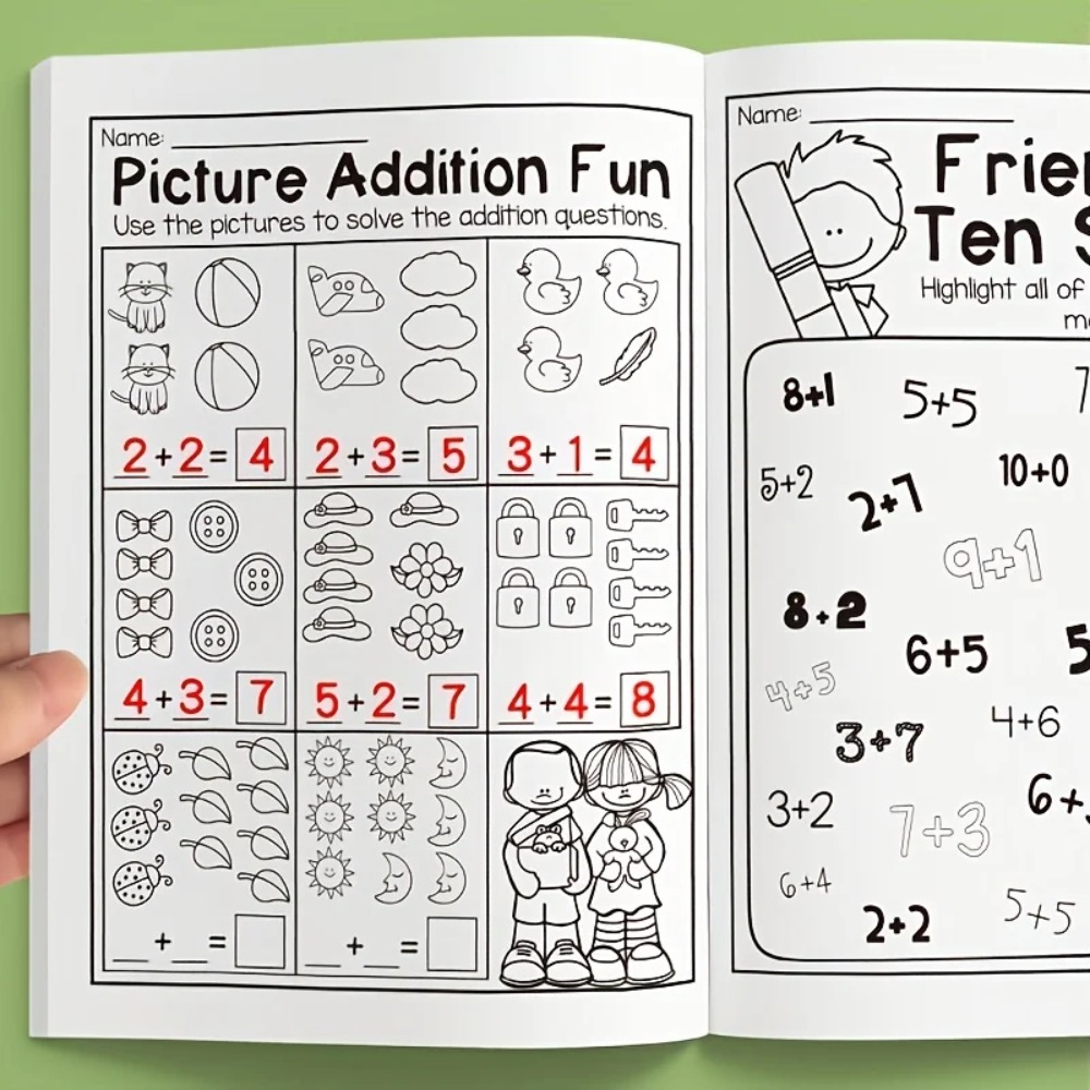 Math Practice Book Interactive - Kids Education Worksheet avis et prix