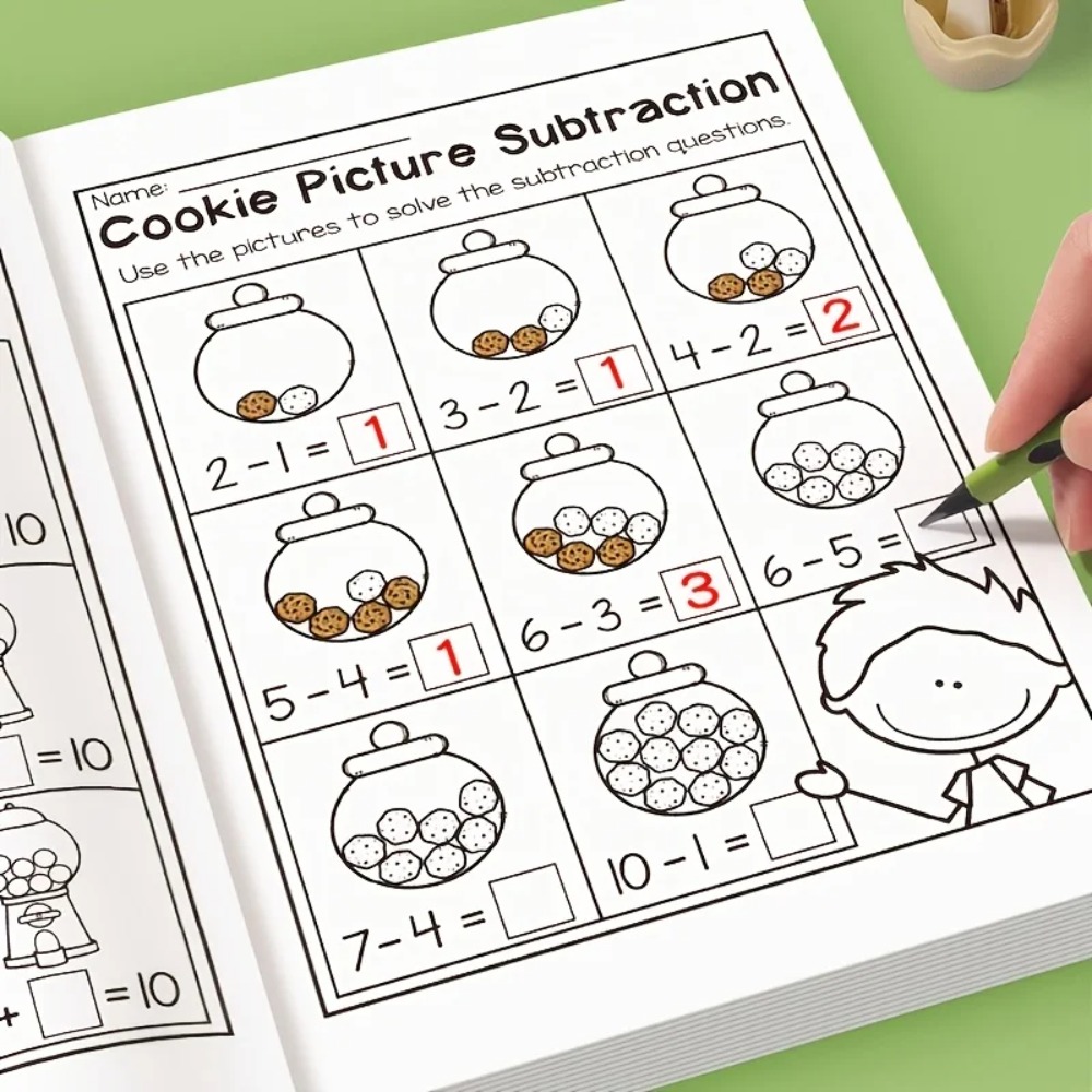 Math Practice Book Interactive - Kids Education Worksheet avis et prix
