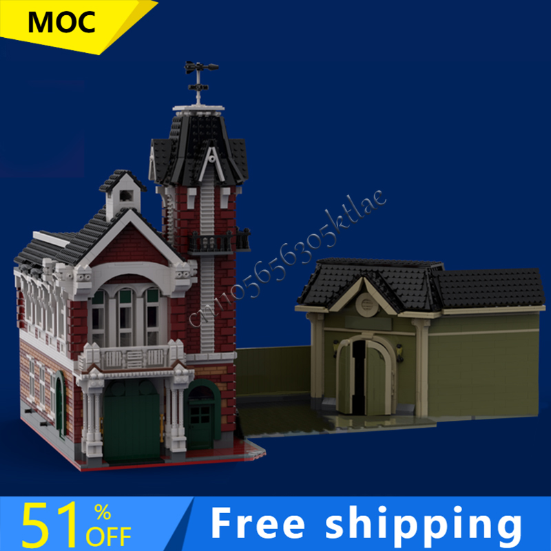 5172PCS MOC City Street Views  - Kingdom Kids Education avis et prix