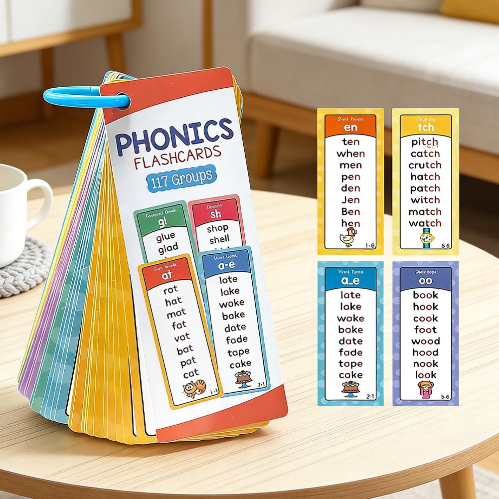 117 Groups Phonics Flashcards  - Kids Education Group avis et prix