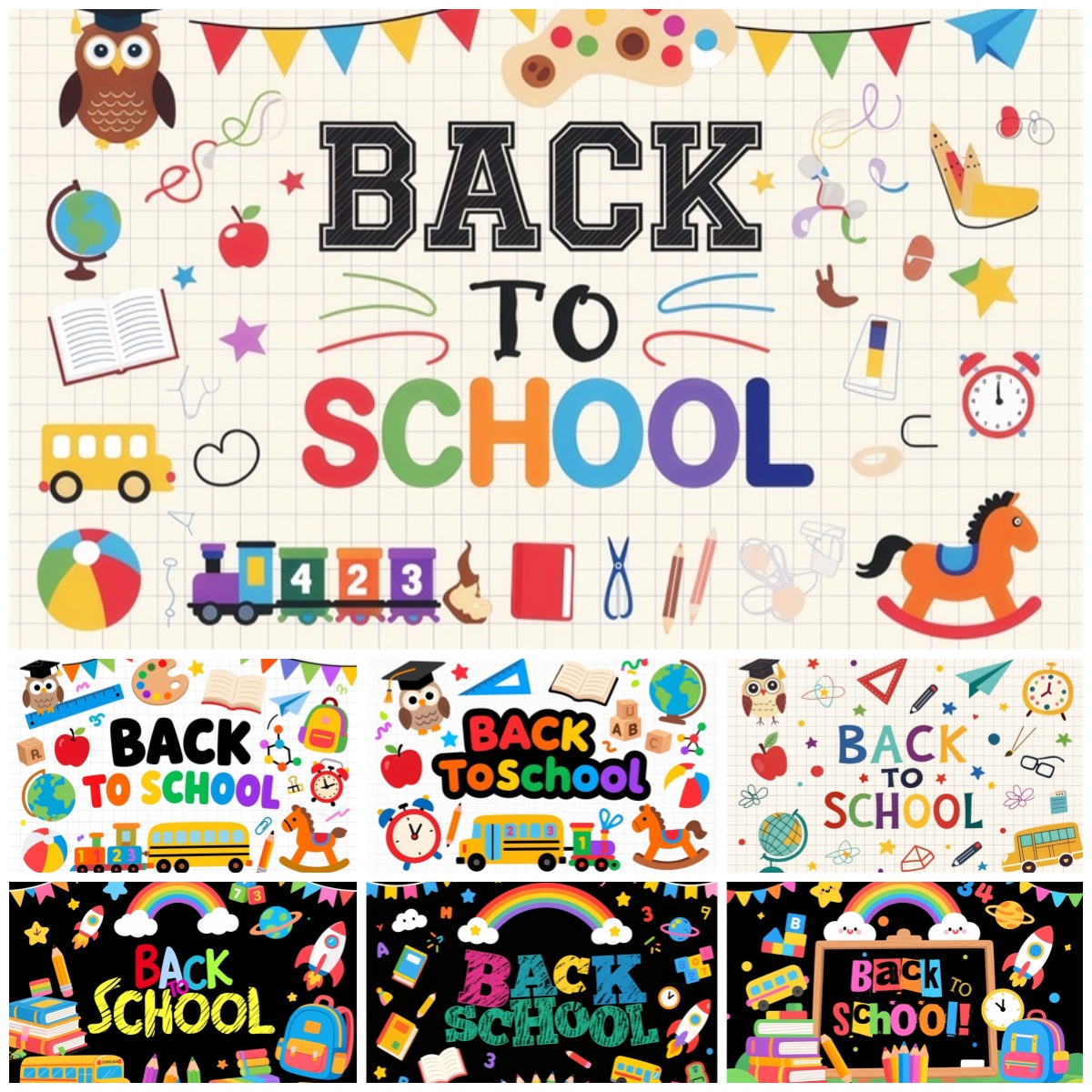 Back To School Photography Bac - Kids Education Banner avis et prix