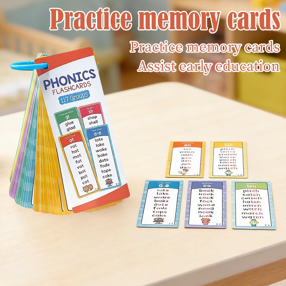 Phonics Flashcards Set, 60pcs  - Kids Education Group avis et prix
