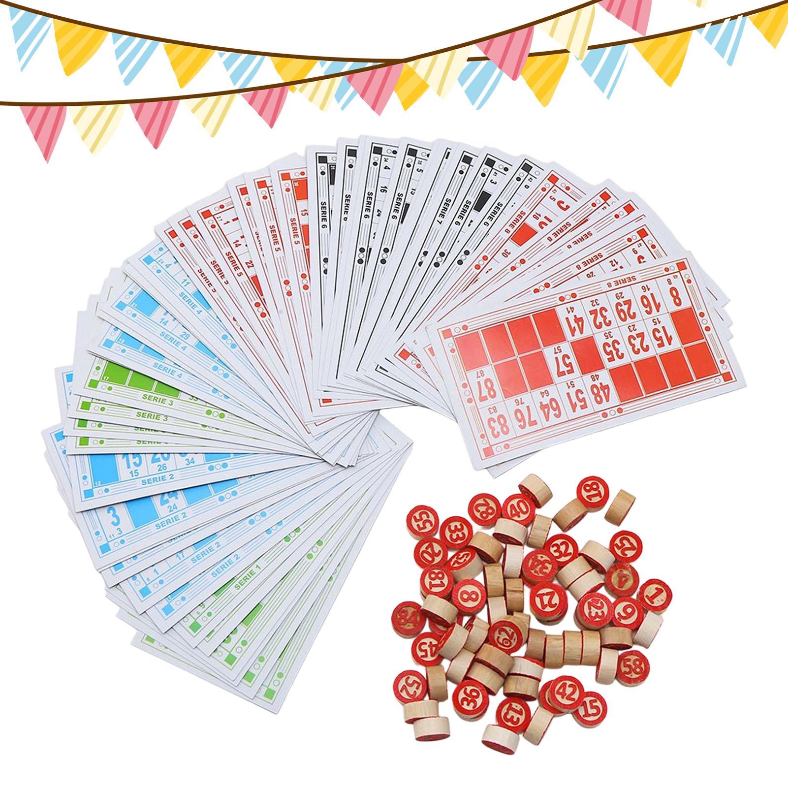 Bingo Game For Adults Wooden F - Kids Education Group avis et prix
