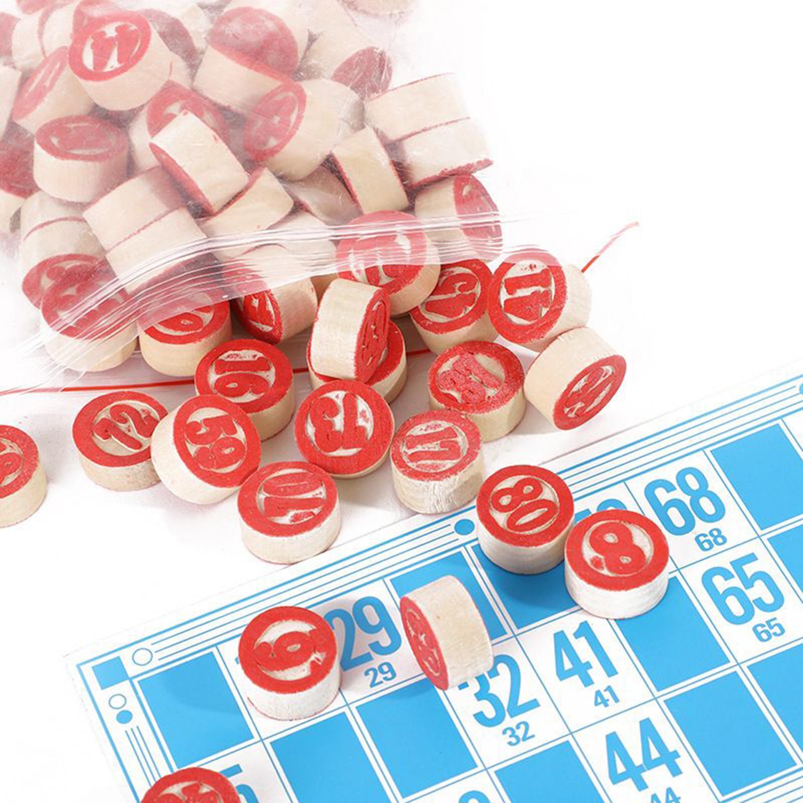 Bingo Game For Adults Wooden F - Kids Education Group avis et prix