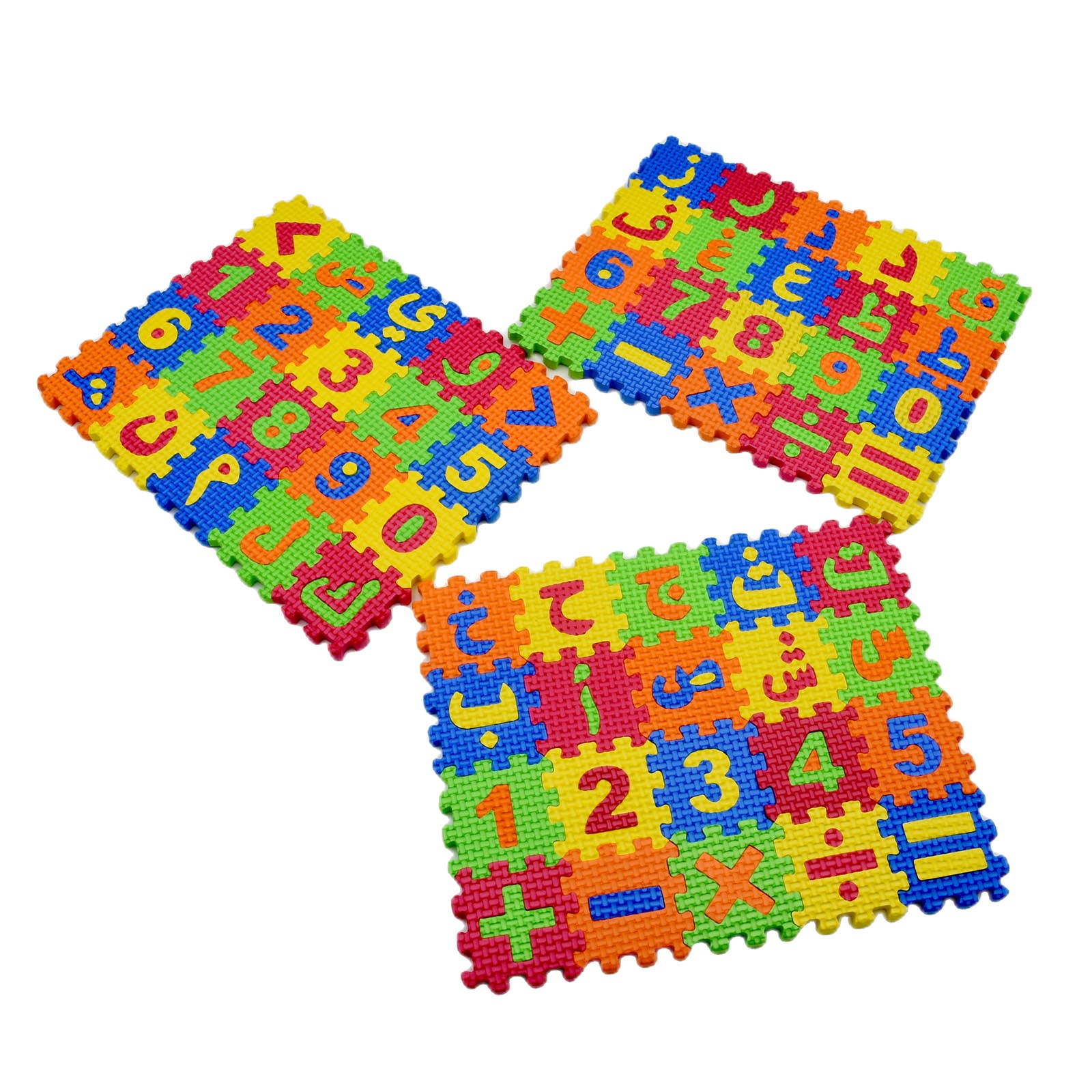 60 Pcs/set Arabic Children Min - Number Puzzle Foam avis et prix