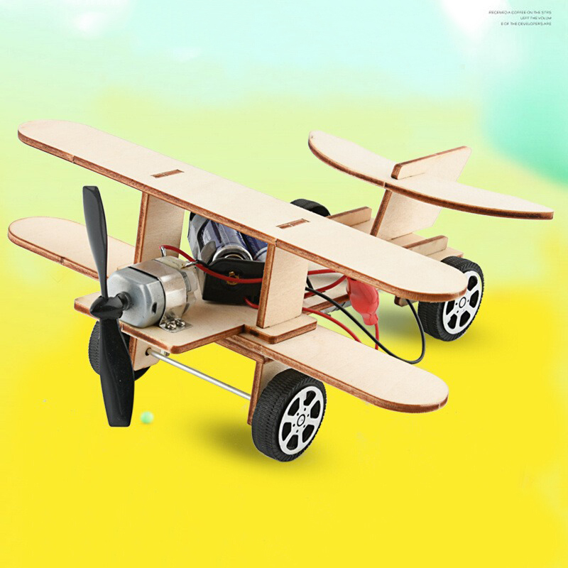 STEM Wooden Electric Biplane M - Kingdom Kids Education avis et prix