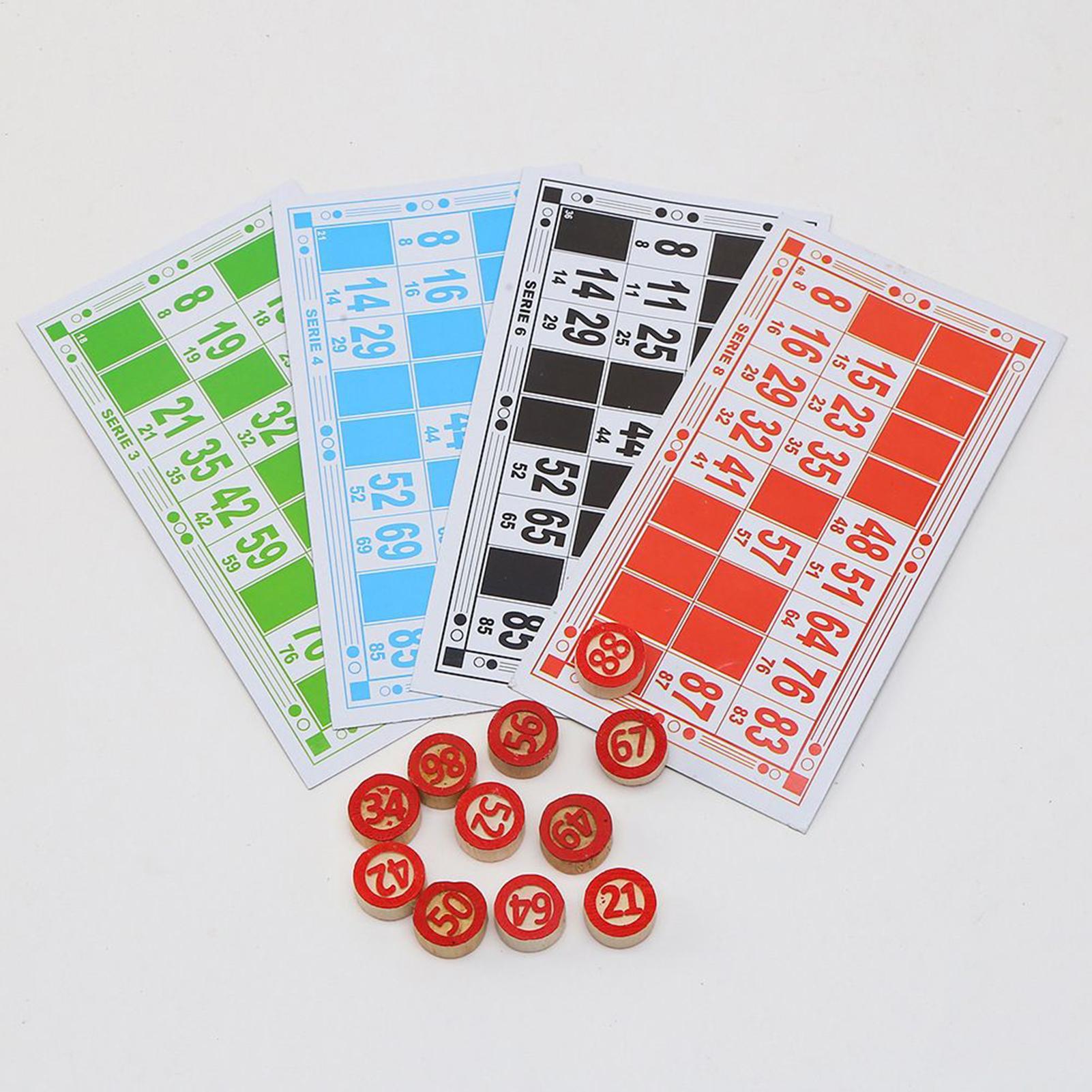 Bingo Card Game Wooden Funny E - Kids Education Group avis et prix