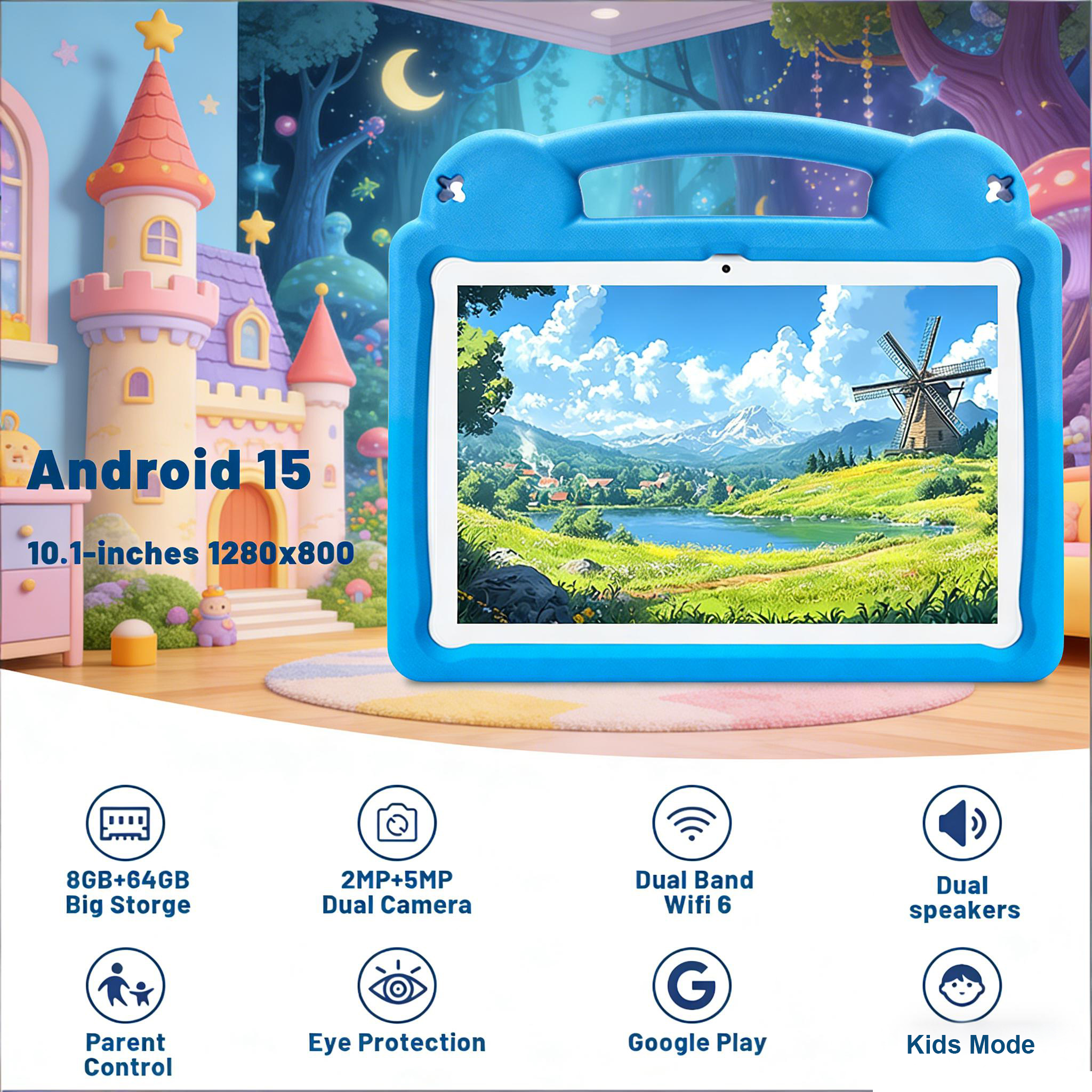 ANRY R16Pro Kids Tablet 10 Inc - Kids Education Tablets avis et prix